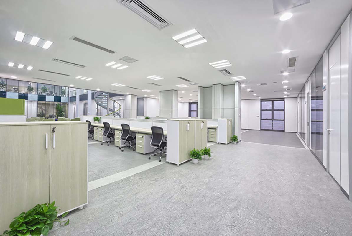 Office LED lighting solutions by Smart Energy Lights and LED UK in the Midlands