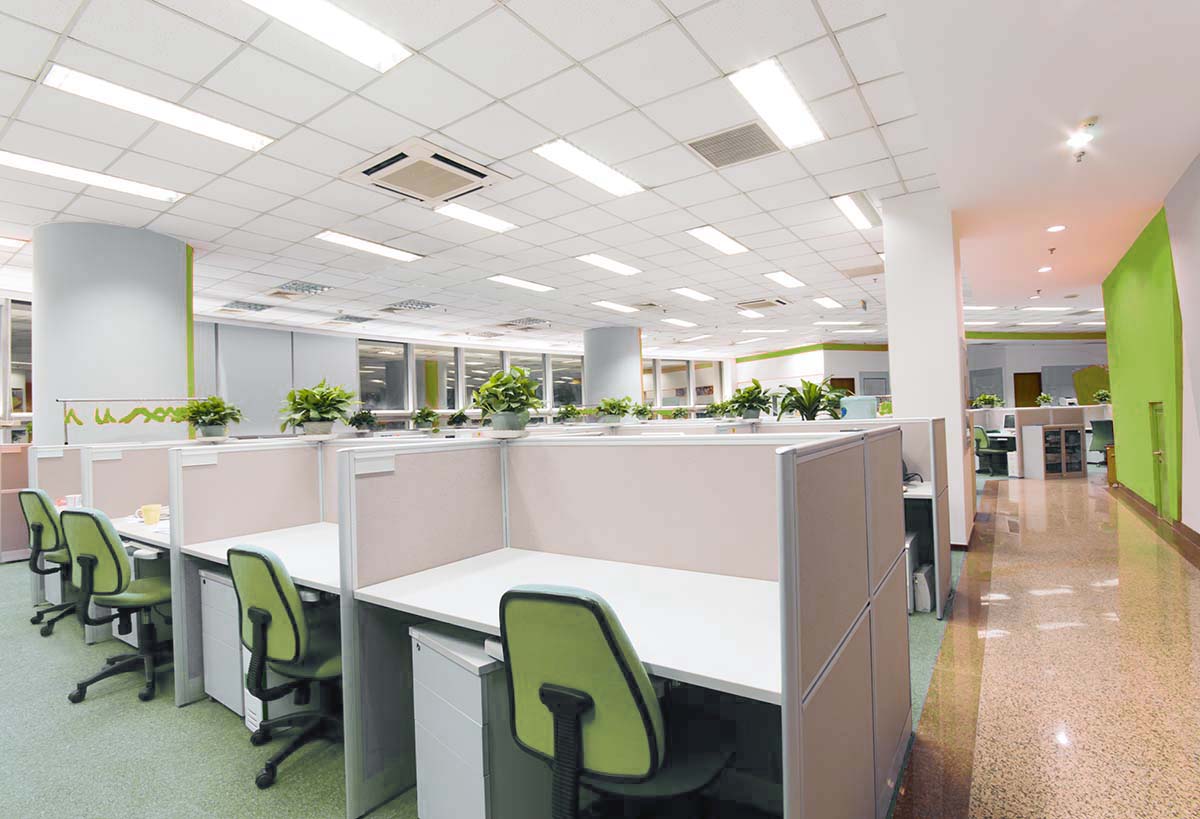 Office LED Lighting installation and design