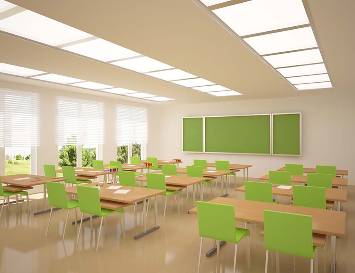 LED lighting solutions for schools in the UK and Midlands
