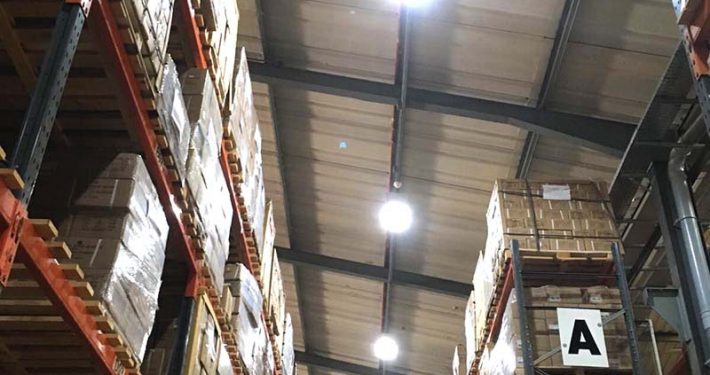 Warehouse LED lighting UK and Midlands